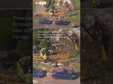 House destroyed after explosion near Bristol