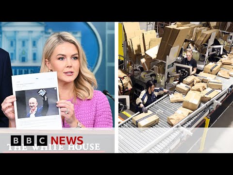 White House hits back at Amazon’s ‘plan’ to show tariff price rises | BBC News