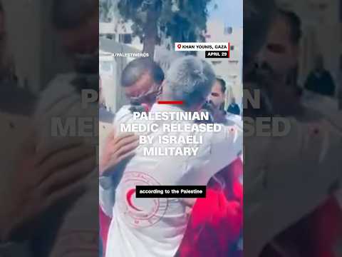 Detained Palestinian medic released by Israeli military