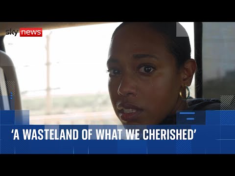 Sky’s Yousra Elbagir returns to war-torn home in Khartoum after two years of war in Sudan