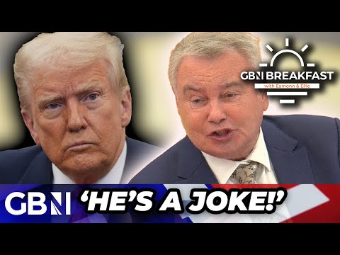 ‘The man is a JOKE!’ | Eamonn Holmes launches SCATHING attack on Donald Trump: ‘I’d take him on’