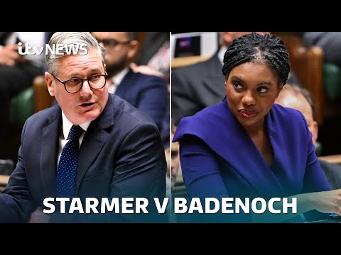 Keir Starmer and Kemi Badenoch face off in Prime Minister’s Questions – watch live | ITV News