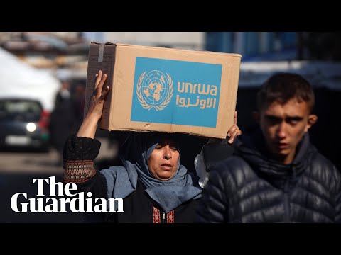 US backs Israel’s ban on Unrwa Gaza aid in international court of justice hearing