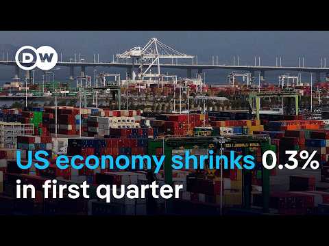 Trump blames Biden after US economy shrinks | DW News