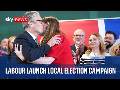 PM Sir Keir Starmer joins Angela Rayner to launch Labour’s local election campaign