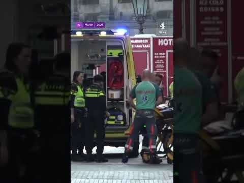 Car explodes in Amsterdam’s Dam Square