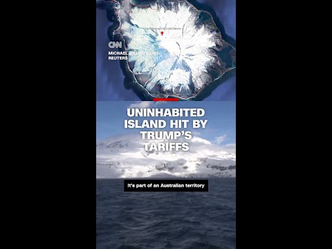 See the uninhabited island hit by Trump tariffs
