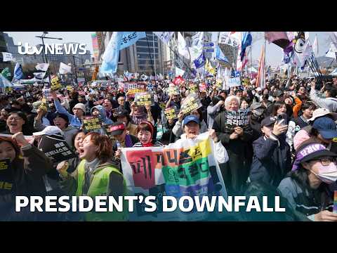 President of South Korea Yoon Suk Yeol removed from office | ITV News