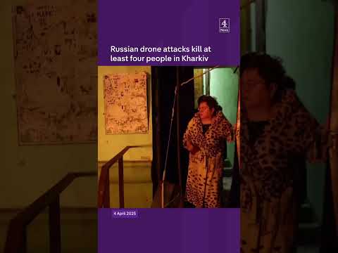 Russian drone attacks kill at least four people in Kharkiv