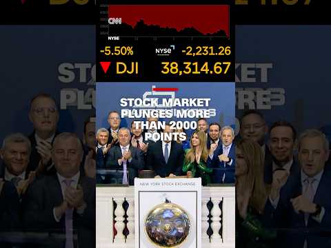 Stock market plunges more than 2000 points