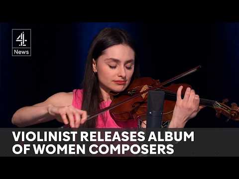Esther Abrami plays violin for Cathy Newman | Classical artist discusses new album