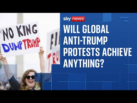 ‘Hands Off’ protests held in 1,000 cities in the US and across Europe