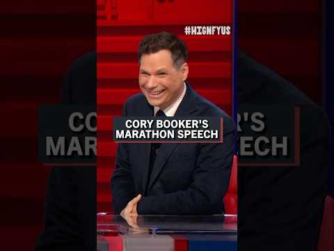 Cory Booker’s marathon speech