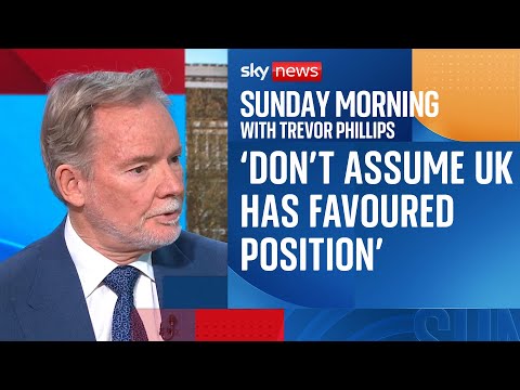 ‘UK should not work on assumption it has a favoured position with US’, Crawford Falconer says