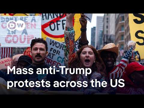 Hundreds of thousands protest against Donald Trump’s radical politics | DW News