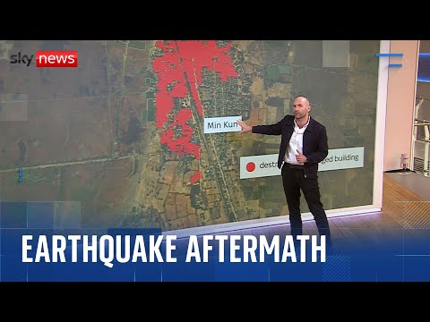 Devastation in Myanmar: How earthquake has left some areas almost completely destroyed