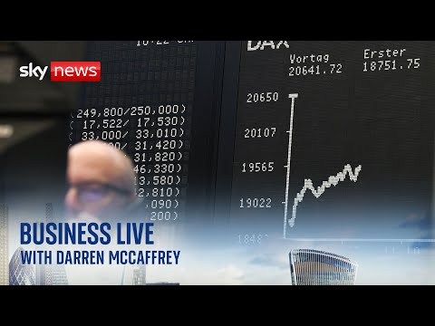 FTSE 100 tumbles sharply after opening | Business Live with Darren McCaffrey