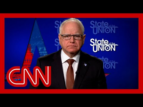 Gov. Tim Walz reacts to Kamala Harris’ ‘I told you so’ comment