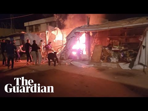 Tent housing journalists hit by Israeli strike in Khan Younis