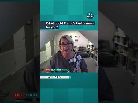 Finance expert Louise Cooper explains how Donald Trump’s tariffs could affect you #itvnews #shorts