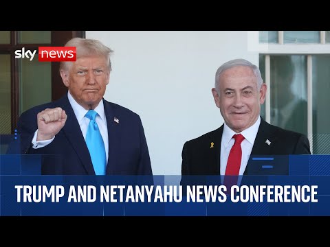 Trump and Netanyahu hold news conference at White House