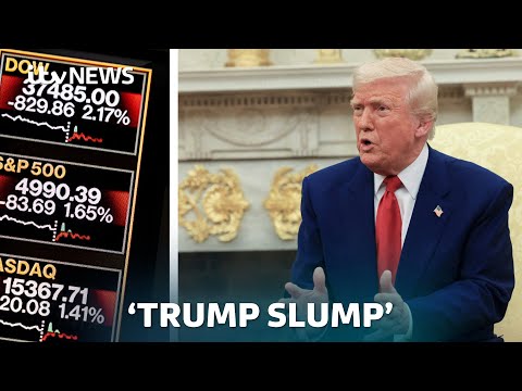 Trump insists there will be no pause in tariffs as markets fall across the world | ITV News