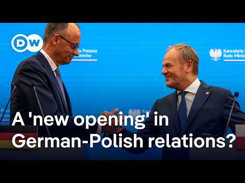 Germany’s new Chancellor Friedrich Merz meets Poland’s PM Donald Tusk | DW News