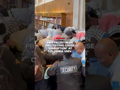 Pro-Palestinian protesters cause ‘disruption’ at Columbia Univ.