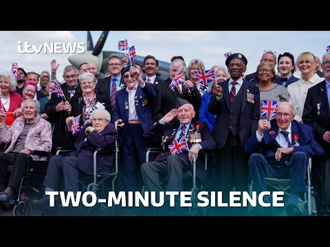 Two-minute silence held across the UK to mark 80 years since VE Day – watch live