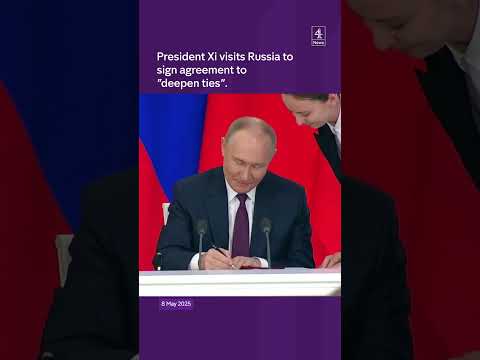 Xi signs agreement with Putin