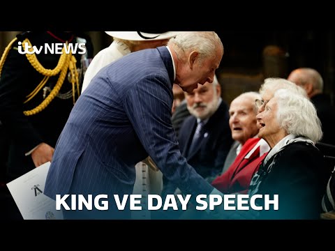 King Charles gives speech on 80th anniversary of VE Day – watch live