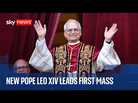 New Pope Leo XIV leads first mass in Sistine Chapel