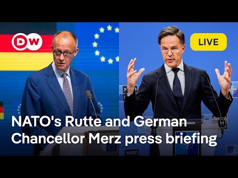 Live: NATO’s Rutte and German Chancellor Merz brief the press on their meeting | DW News