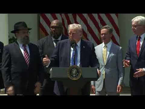 Trump participates in a National Day of Prayer event – watch live