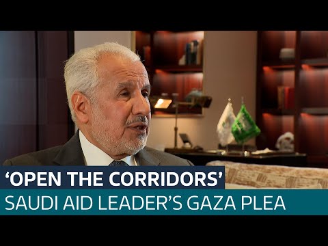 ‘Stop the fighting, open the corridors’: Saudi aid leader’s Gaza plea | ITV News