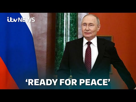 Vladimir Putin says he is ready for direct peace talks with Ukraine | ITV News