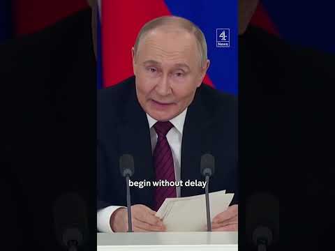 Putin proposes to ‘resume direct talks’ with Ukraine to end war