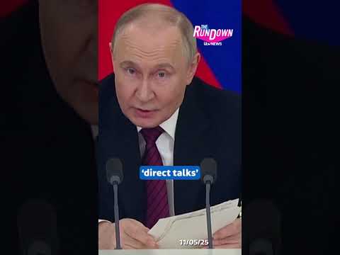 Ukraine’s President Zelenskyy has agreed to meet Putin #itvnews #ukraine #russia