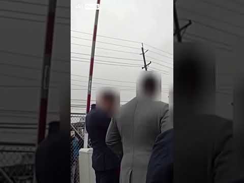 Mayor arrested during protest