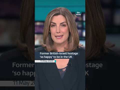 Emily Damari is visiting the UK after being held hostage by Hamas for 15 months #itvnews