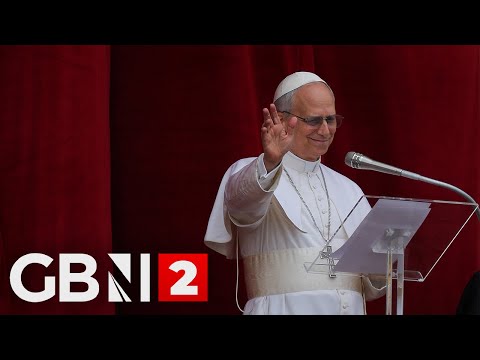 Pope Leo XIV holds an audience with the media