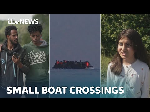 Illegal migrants from war-torn countries queue in France in hope of a better life in the UK ITV News