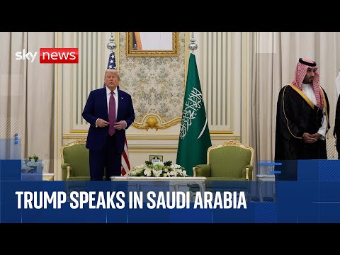 President Trump signs agreements with Saudi Arabia