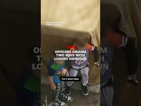 Officers disarm two boys with loaded handgun
