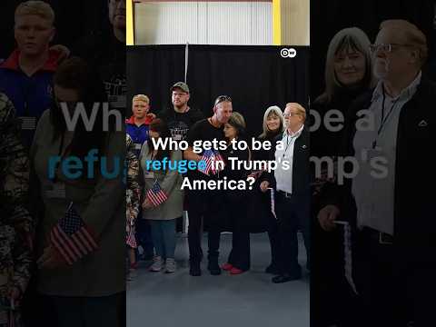 White South African ‘refugees’ arrive in US | DW News