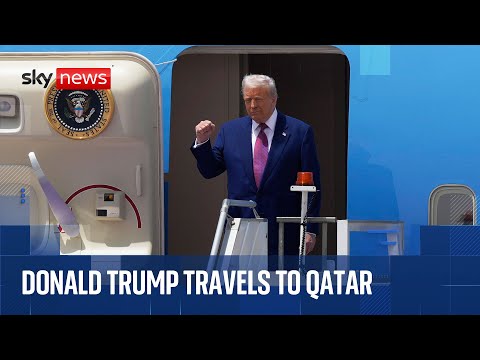 Donald Trump travels to Qatar