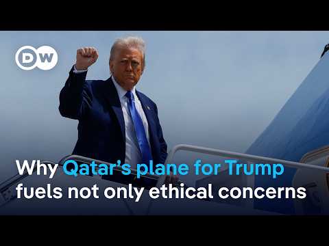 Trump under fire over Qatar’s plan to give him luxury 747 as Air Force One | DW News