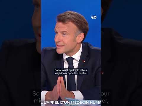 French President Macron calls Israeli PM’s Gaza measures a “disgrace” | DW News
