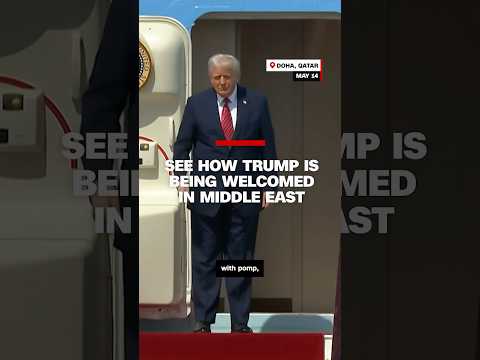 See how Trump is being welcomed in Middle East