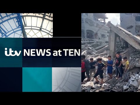 Watch ITV News at Ten – as Israeli airstrikes killed 22 children in Gaza | ITV News
